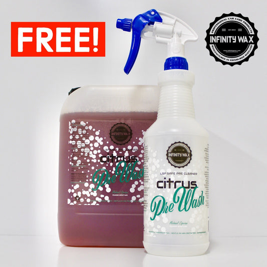 5L Citrus Pre Wash With FREE PRO BOTTLE! & 10% OFF - Infinity Wax