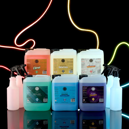 5L Car Detailing Mega Bundle Exterior With FREE Bottles - Infinity Wax