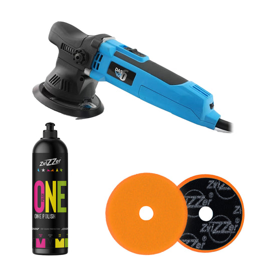 DAS - 6 v2 Dual Action Polisher - Zvizzer 1 Step Bundle - Infinity Wax