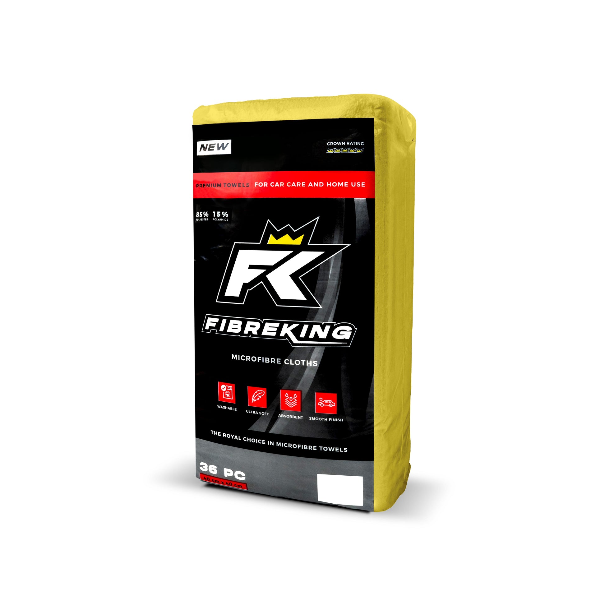 FibreKing Premium Microfibre Cloths - Various Colours - Infinity Wax