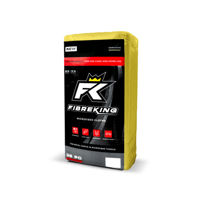 FibreKing Premium Microfibre Cloths - Various Colours - Infinity Wax