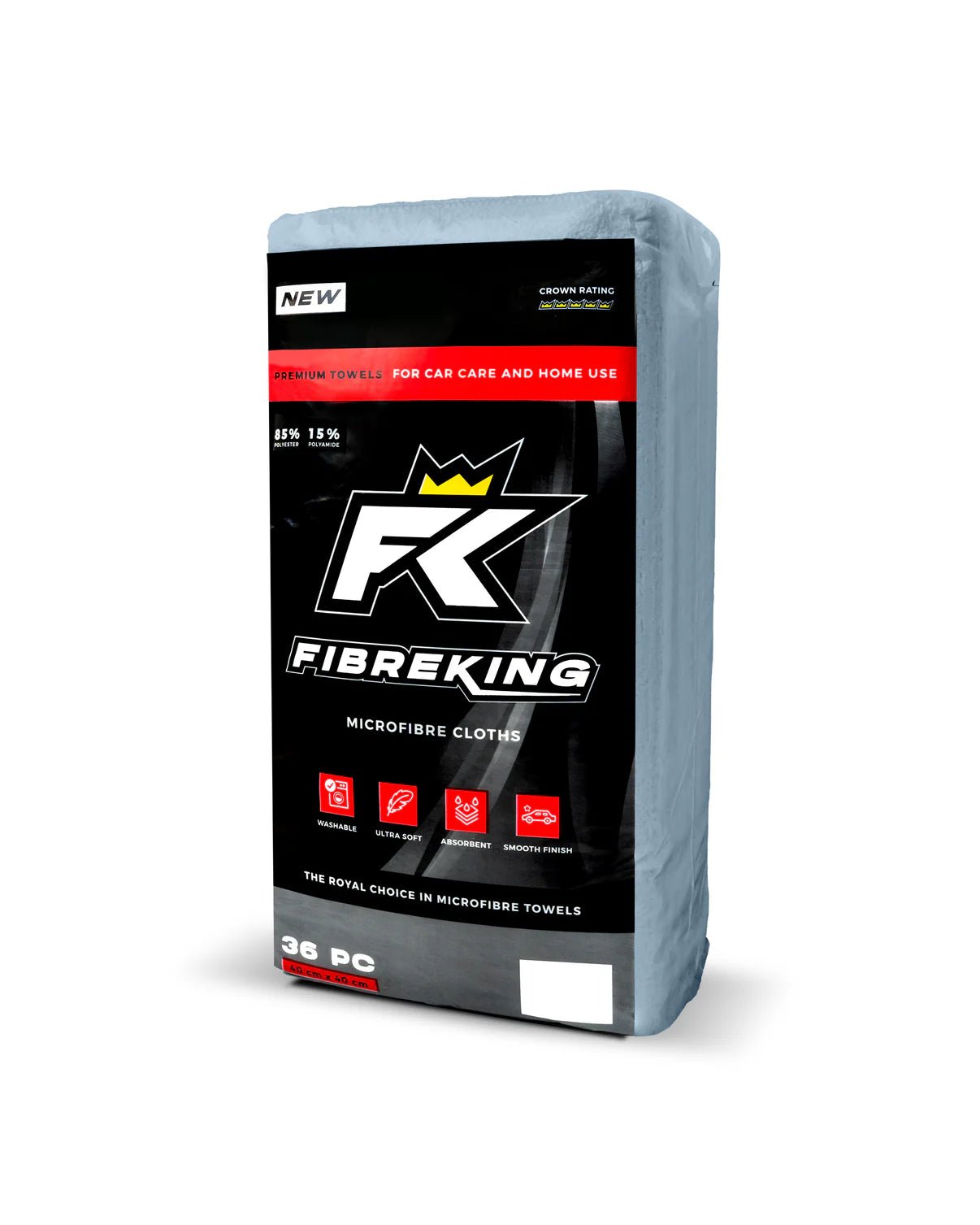 FibreKing Premium Microfibre Cloths - Various Colours - Infinity Wax