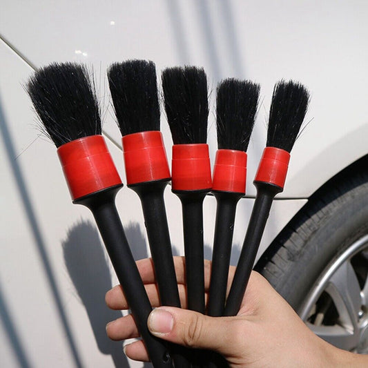 Hog Hair Detailing Brush Set x5 - Infinity Wax