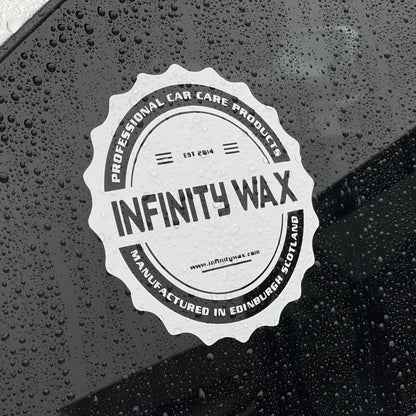 Infinity Wax Cut Vinyl Window Sticker - Infinity Wax