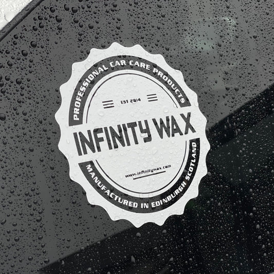 Infinity Wax Cut Vinyl Window Sticker - Infinity Wax