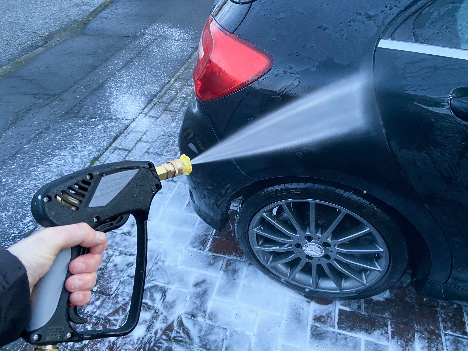 Kranzle Short Trigger Gun V2 with Quick Release Nozzles - Infinity Wax