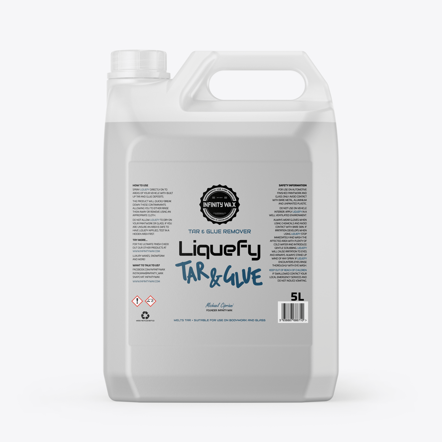 Liquefy Tar & Glue Remover - Infinity Wax