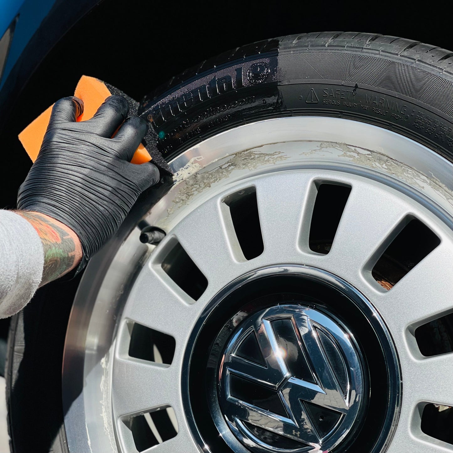 Mammoth Squaretastic Tyre Dressing Applicator - Infinity Wax