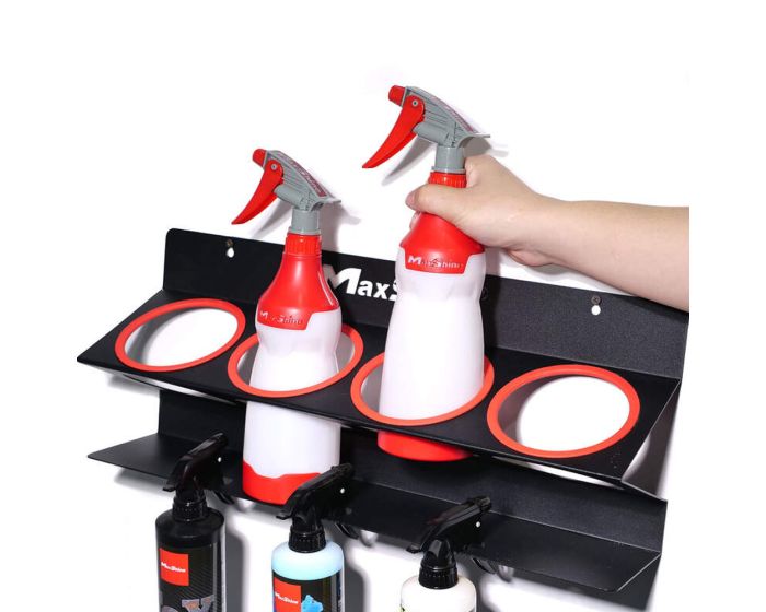 Maxshine Extra Large Wall Mounted Spray Bottle Holder - Infinity Wax