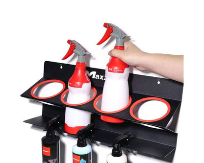 Maxshine Extra Large Wall Mounted Spray Bottle Holder - Infinity Wax
