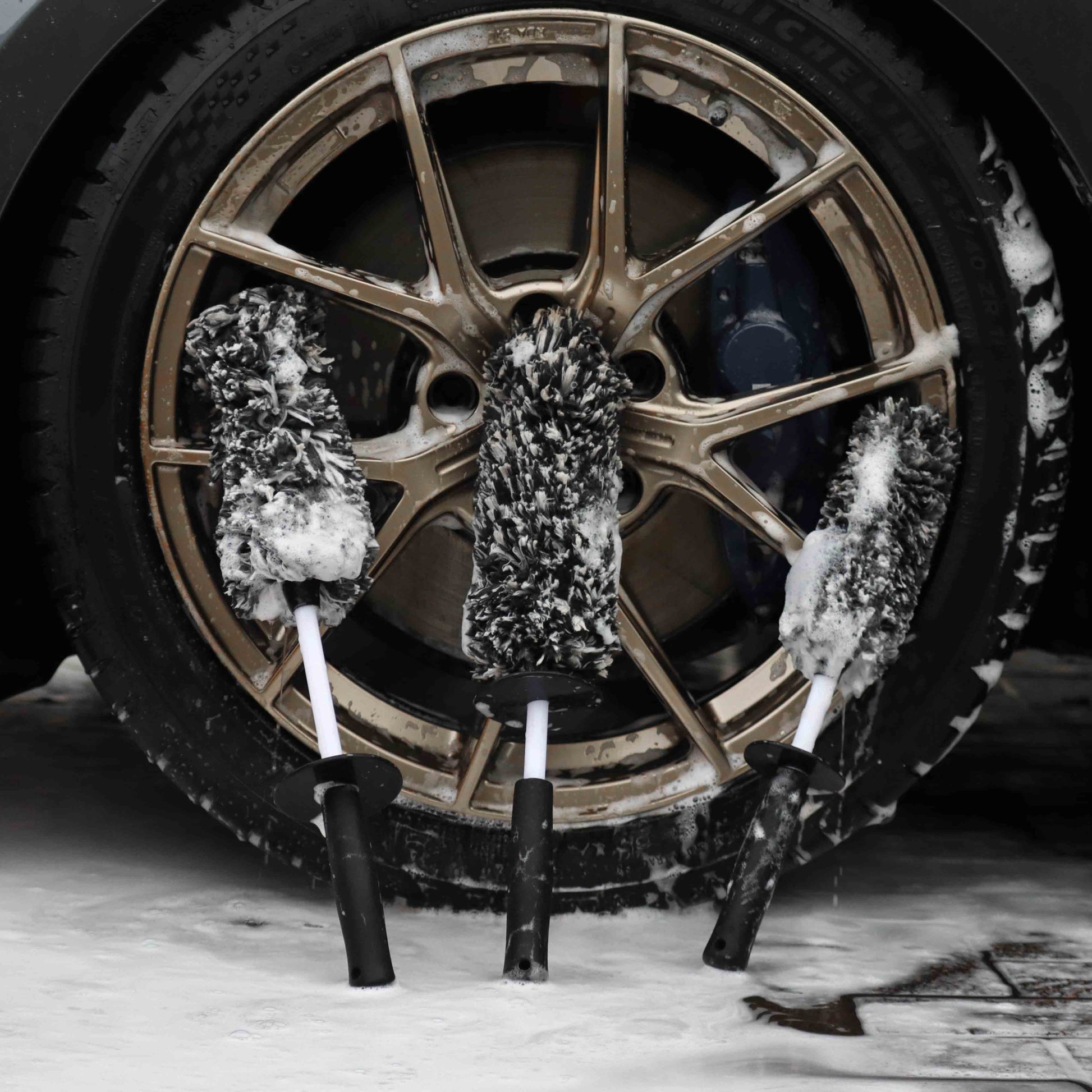 Maxshine Microfibre Wheel Brush 3 - Piece Kit - Infinity Wax