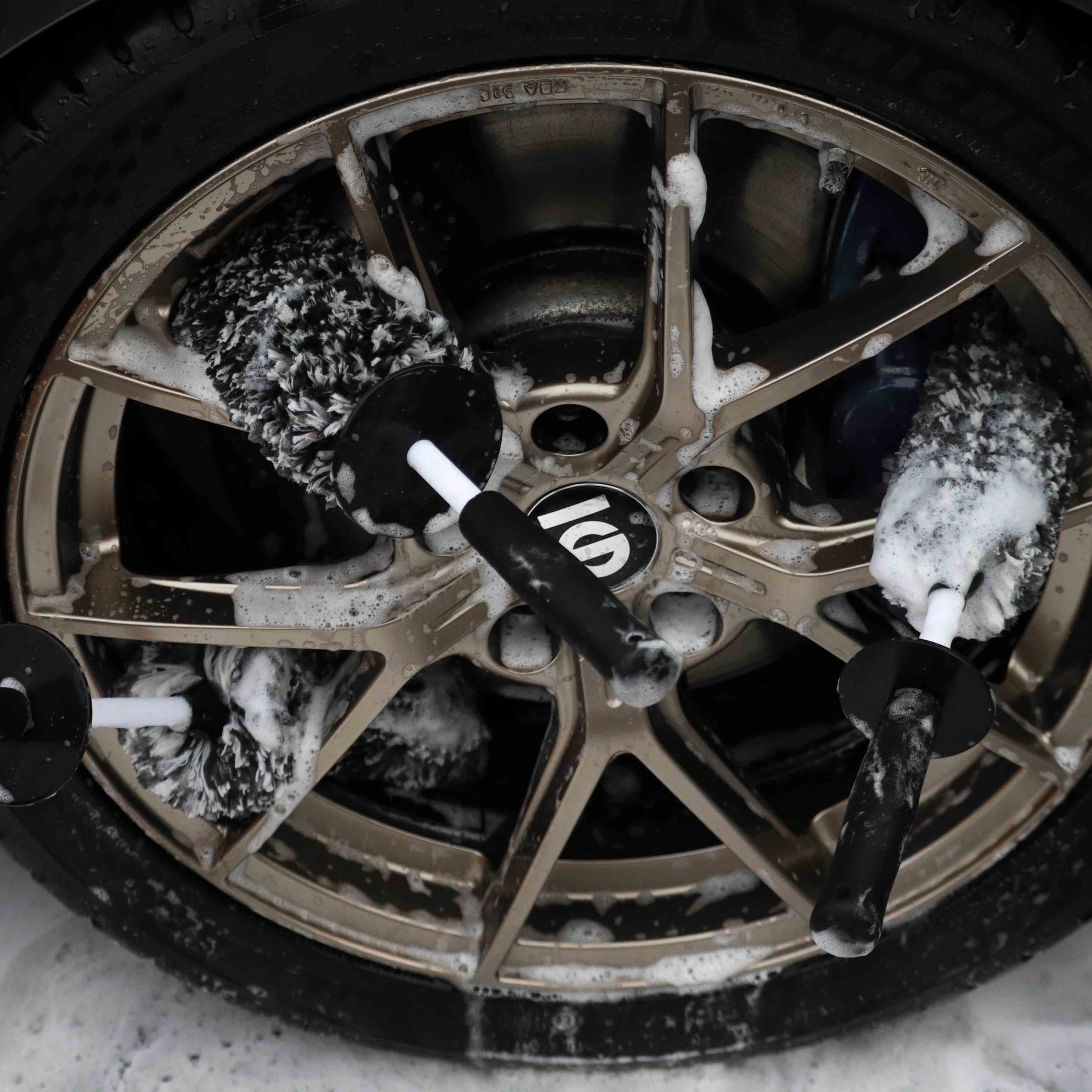 Maxshine Microfibre Wheel Brush 3 - Piece Kit - Infinity Wax