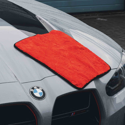 Maxshine Orange 1000GSM Microfibre Drying Towel - Infinity Wax