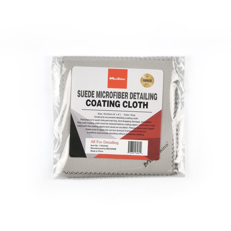 Maxshine Suede Microfibre Ceramic Coating Cloth - 10 Pack - Infinity Wax