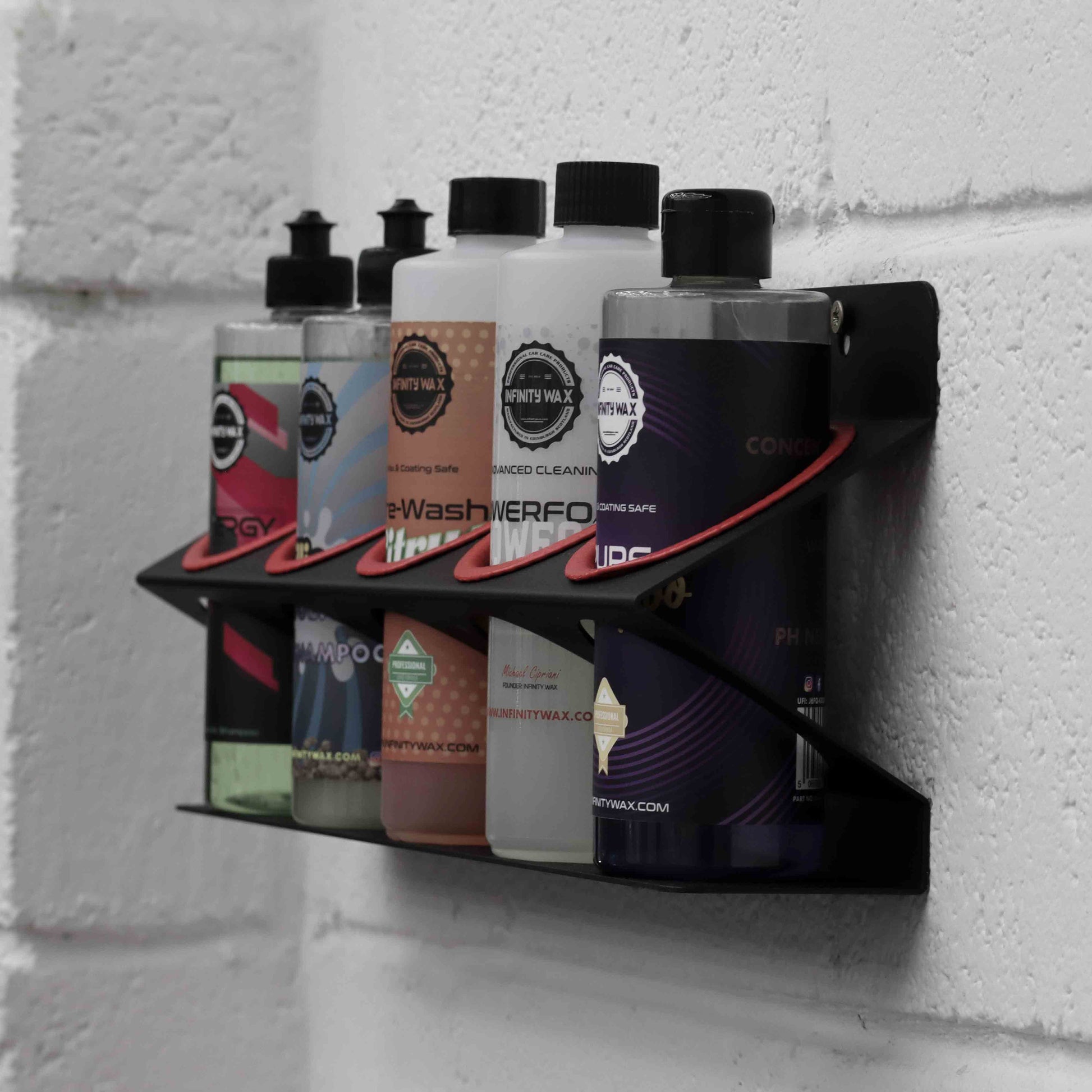 Maxshine Wall Mounted Bottle Holder - For 500ml Bottles - Infinity Wax