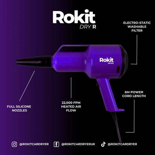 Rokit Dry R Handheld Forced Air Vehicle Dryer - Infinity Wax