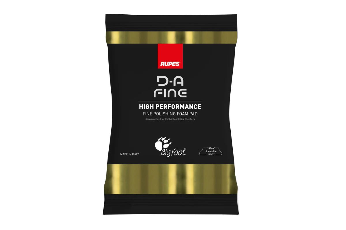 Rupes DA Fine High Performance Foam Pad Yellow (Various Sizes) - Infinity Wax
