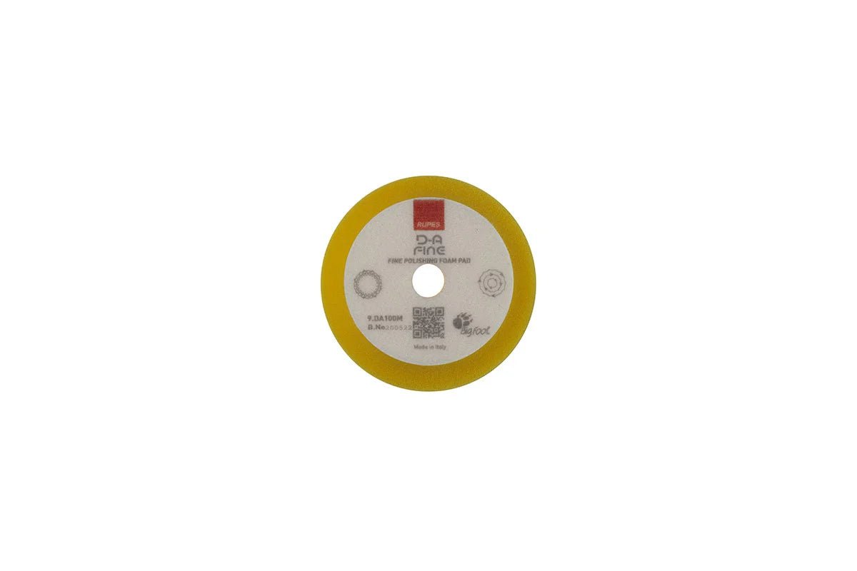 Rupes DA Fine High Performance Foam Pad Yellow (Various Sizes) - Infinity Wax