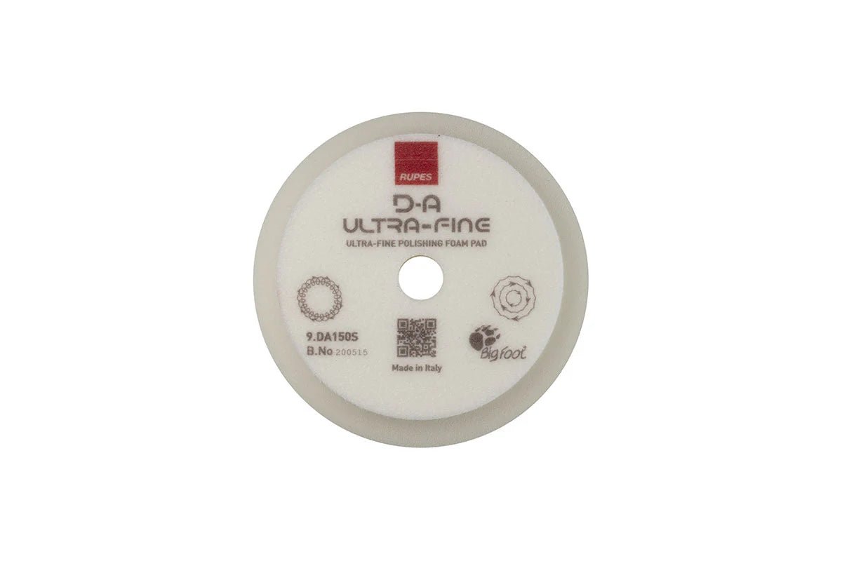 Rupes DA Ultra Fine High Performance Foam Pad White (Various Sizes) - Infinity Wax